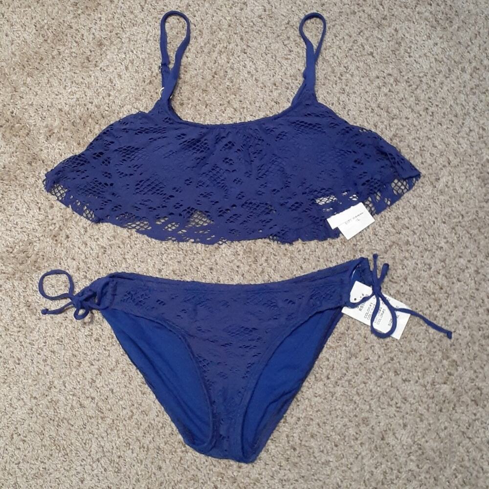 ☀️🏖 NWT Kenneth Cole Reaction SM bikini, $100
